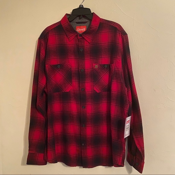 red and black flannel dress